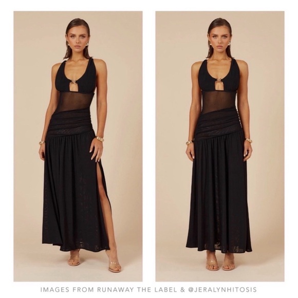 Runaway the Label Dresses & Skirts - Runaway the Label | Denver Maxi Dress - Black XXL NWT